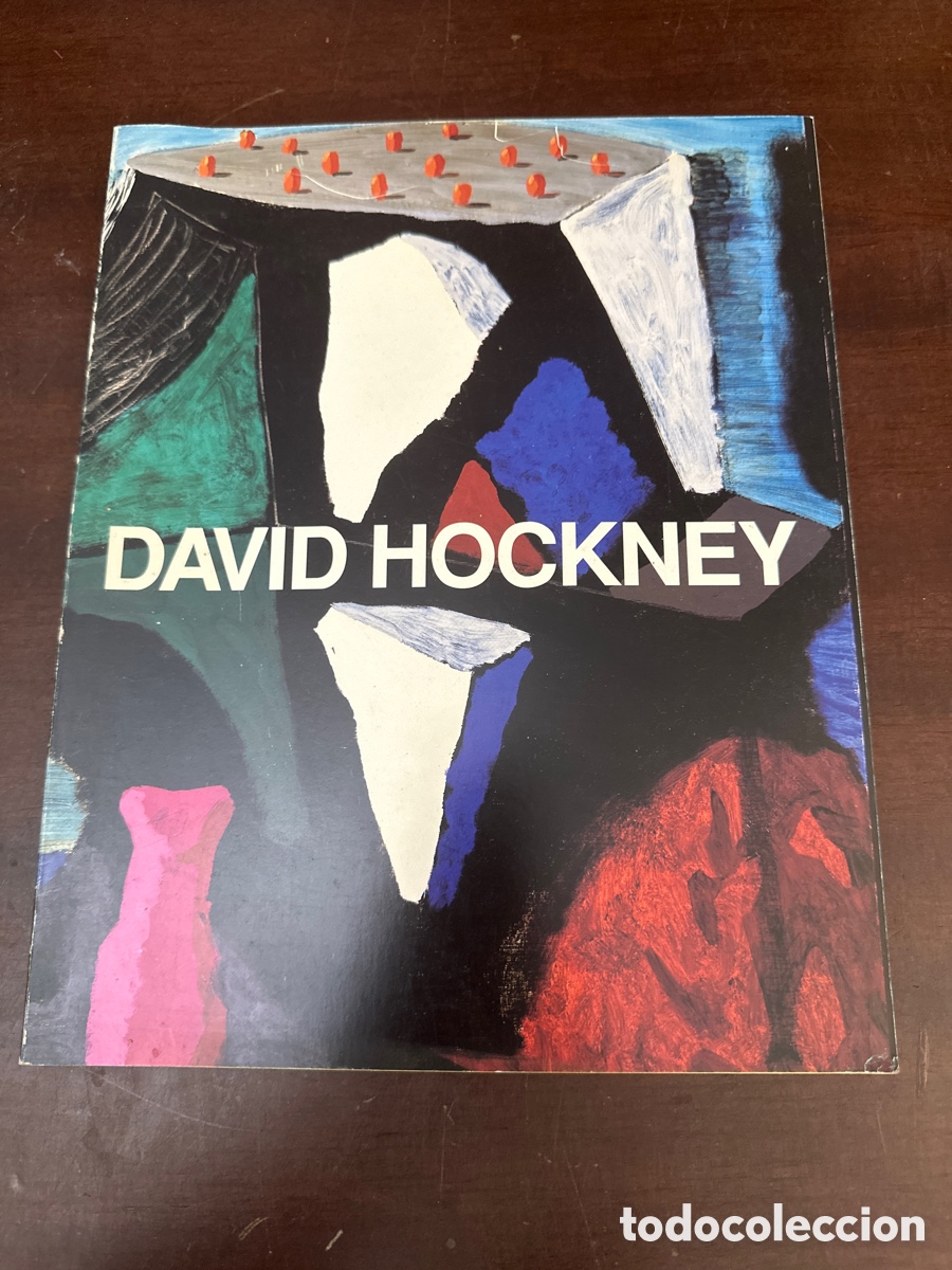 Arte: DAVID HOCKNEY, Fundaci&oacute;n Juan March, Madrid1 1992, cat&aacute;logo, exposici&oacute;n, ilustrado, buen estado