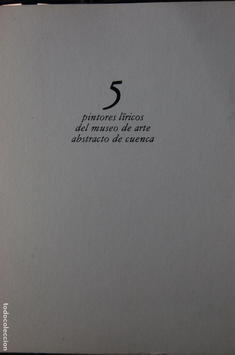 Arte: HERN&Aacute;NDEZ MOMP&Oacute;,MILLARES,TORNER, SEMPERE, Z&Oacute;BEL Cat&aacute;logo 24x20,5. 36 pp.A&ntilde;o 1981.