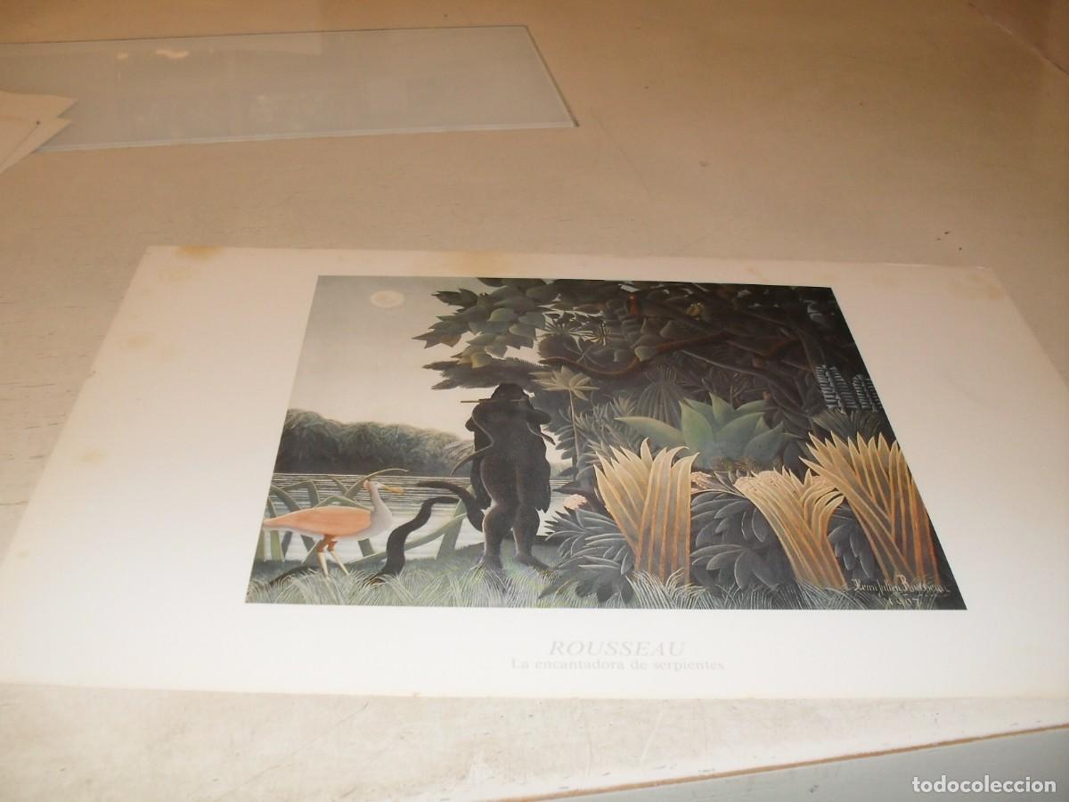 Arte: BELLISISMA REPRODUCCION,LAMINA N&ordm; 75,LA ENCANTADORA DE SERPIENTES,DE ROUSSEAU