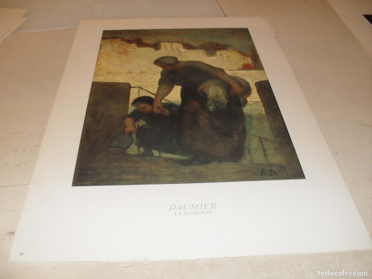 Arte: BELLISISMA REPRODUCCION,LAMINA N&ordm; 71,LA LAVANDERA,DE DAUMIER