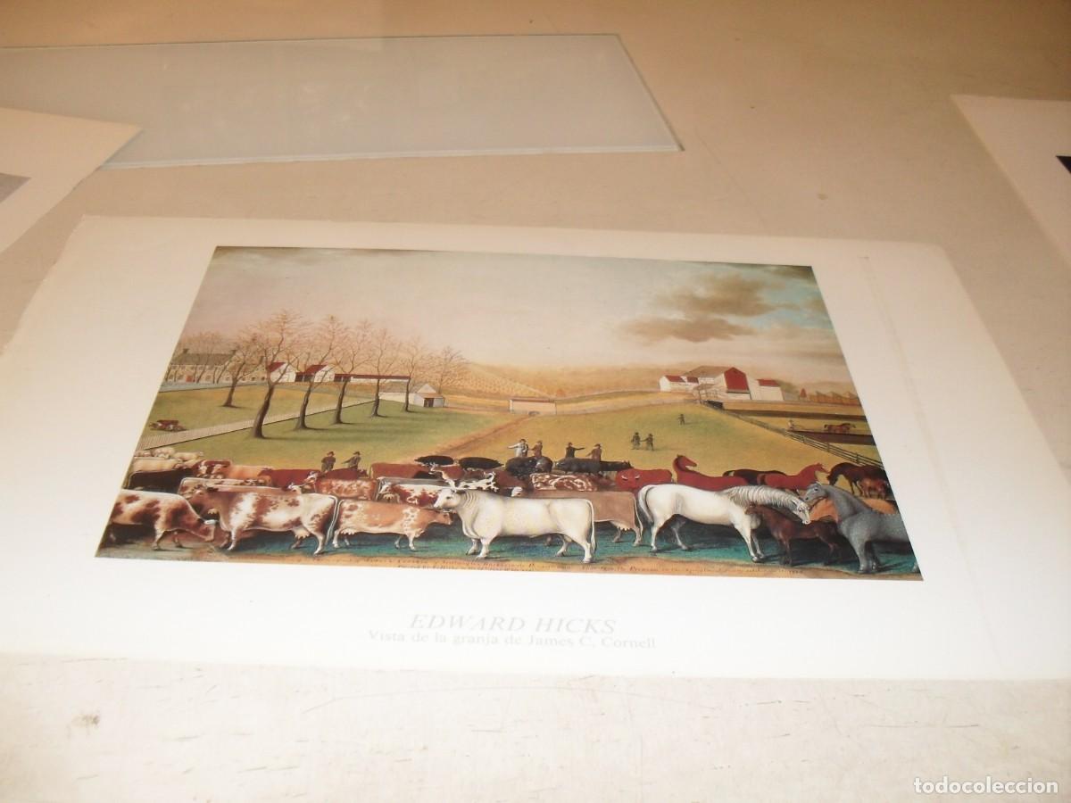 Arte: BELLISISMA REPRODUCCION,LAMINA N&ordm; 70,VISTA DE LA GRANJA DE JAMES C.CORNELL,DE EDWARD HICKS