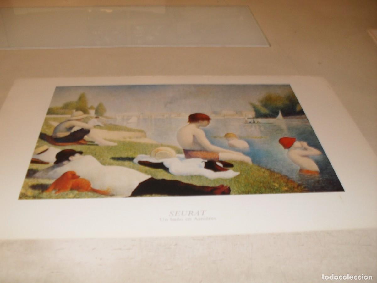 Arte: BELLISISMA REPRODUCCION,LAMINA N&ordm; 66,UN BA&Ntilde;O EN ASNIERES,DE SEURAT