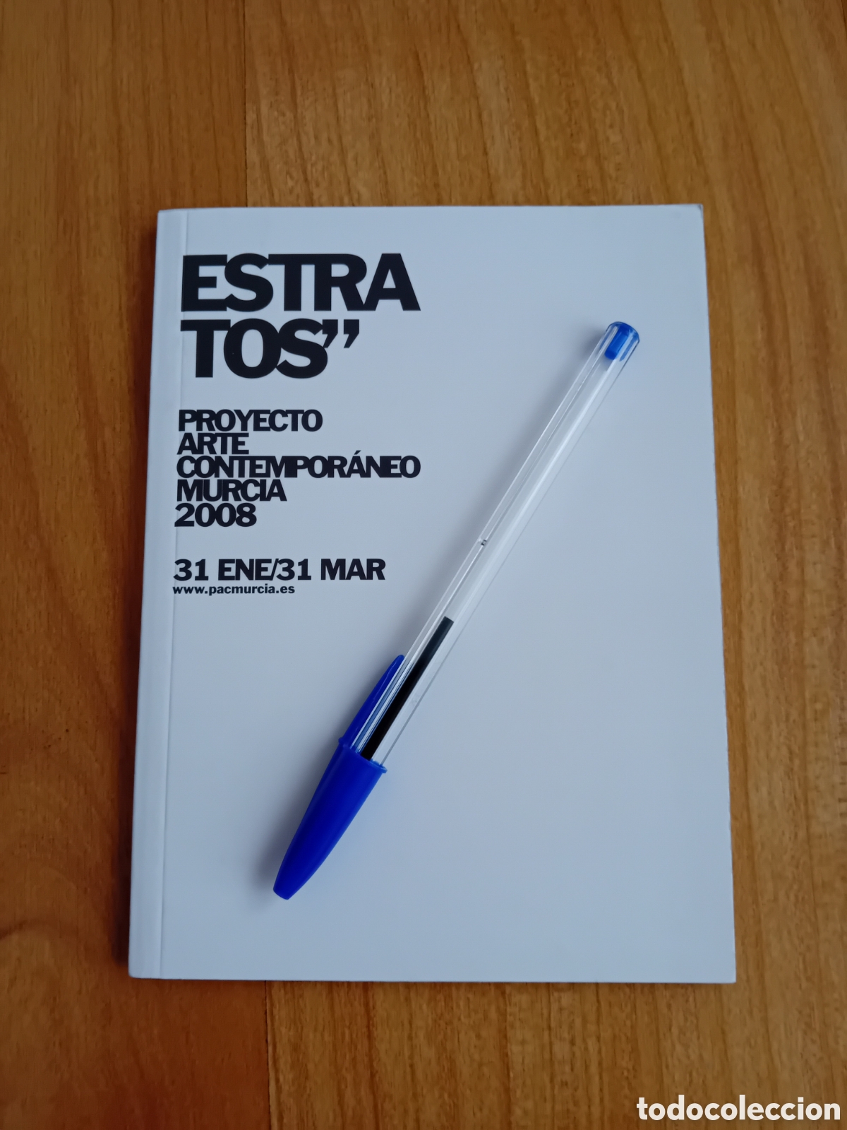 Arte: CATALOGO EXPOSICION ESTRATOS. PAC MURCIA. 2008