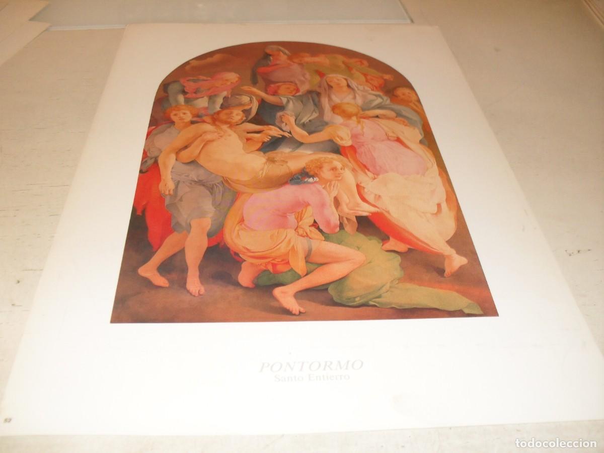 Arte: BELLISISMA REPRODUCCION,LAMINA N&ordm; 52,SANTO ENTIERRO,DE PONTORMO