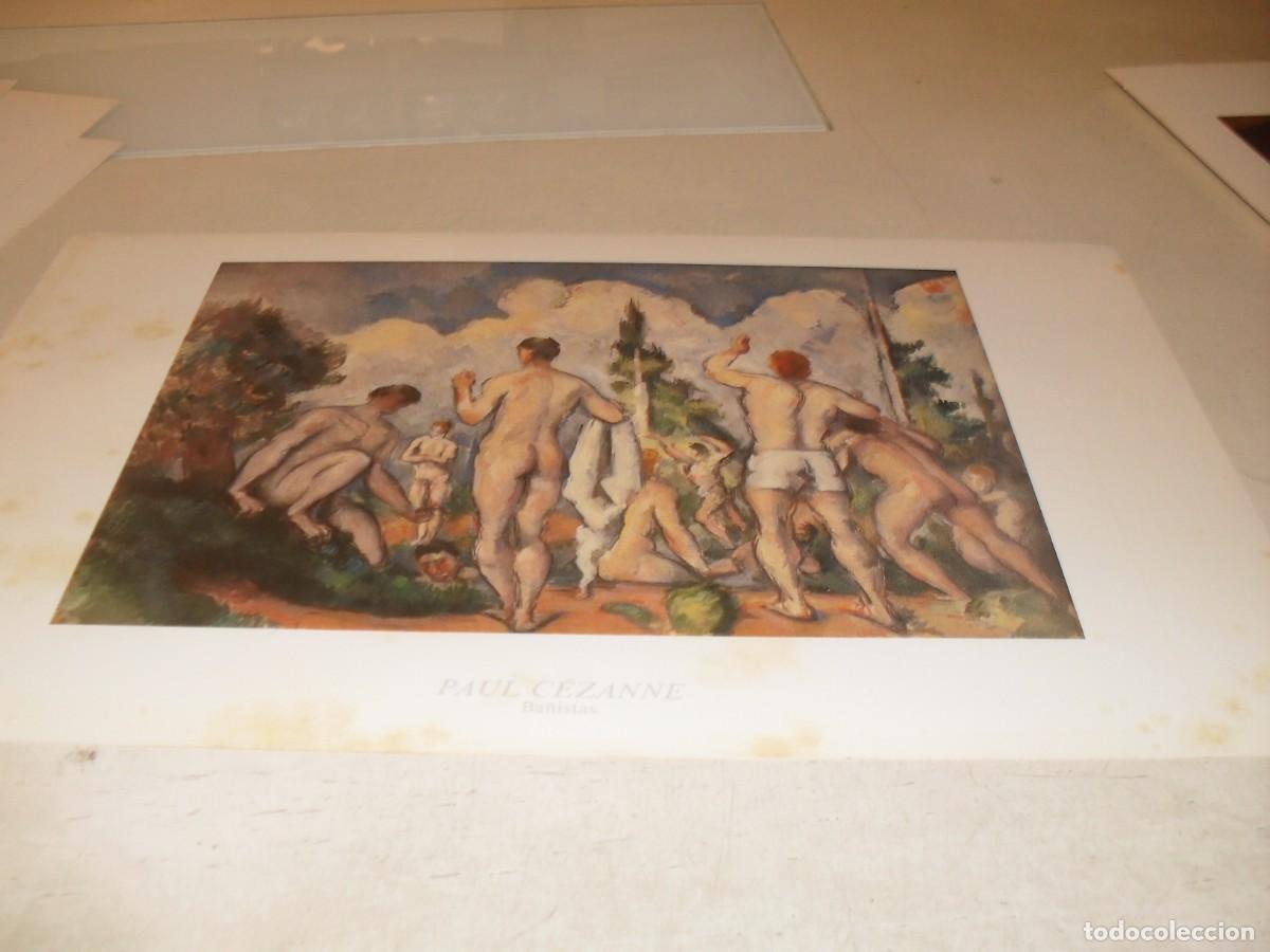 Arte: BELLISISMA REPRODUCCION,LAMINA N&ordm; 50,BA&Ntilde;ISTAS,DE PAUL CEZANNE