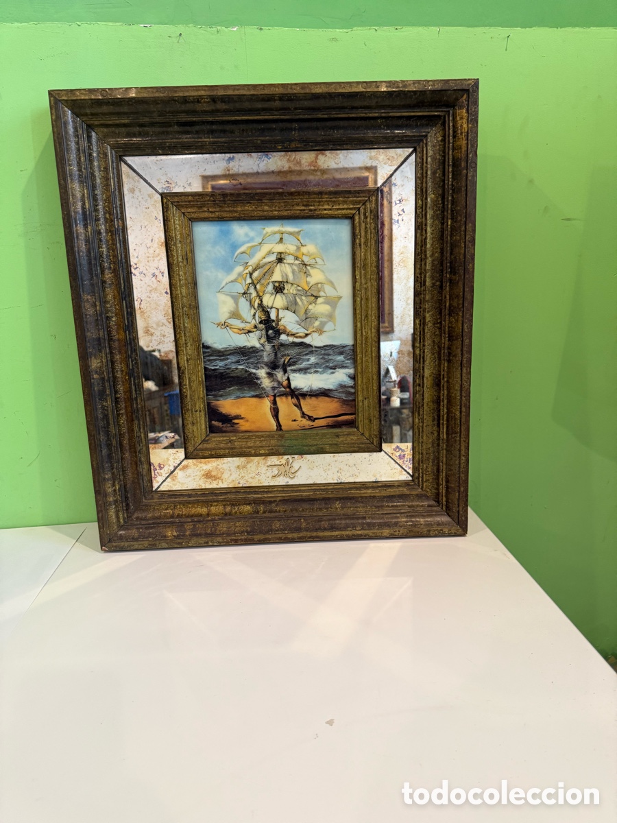 Arte: Salvador Dal&iacute; El Navegante 290/1000 Certificado Original Autenticidad Enmarcado