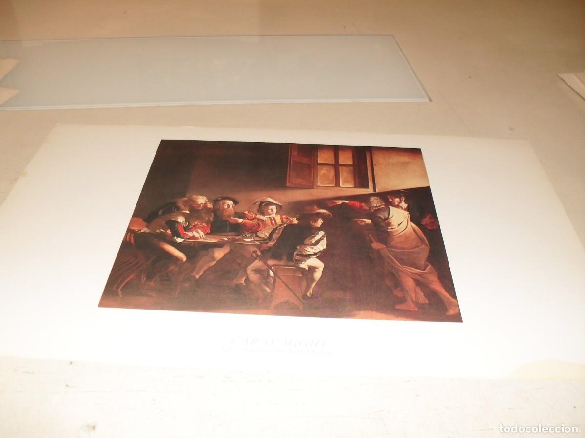 Arte: BELLISIMA REPRODUCCION,LAMINA N&ordm; 42,LA VOCACION DE SAN MATEO,DE CARAVAGGIO