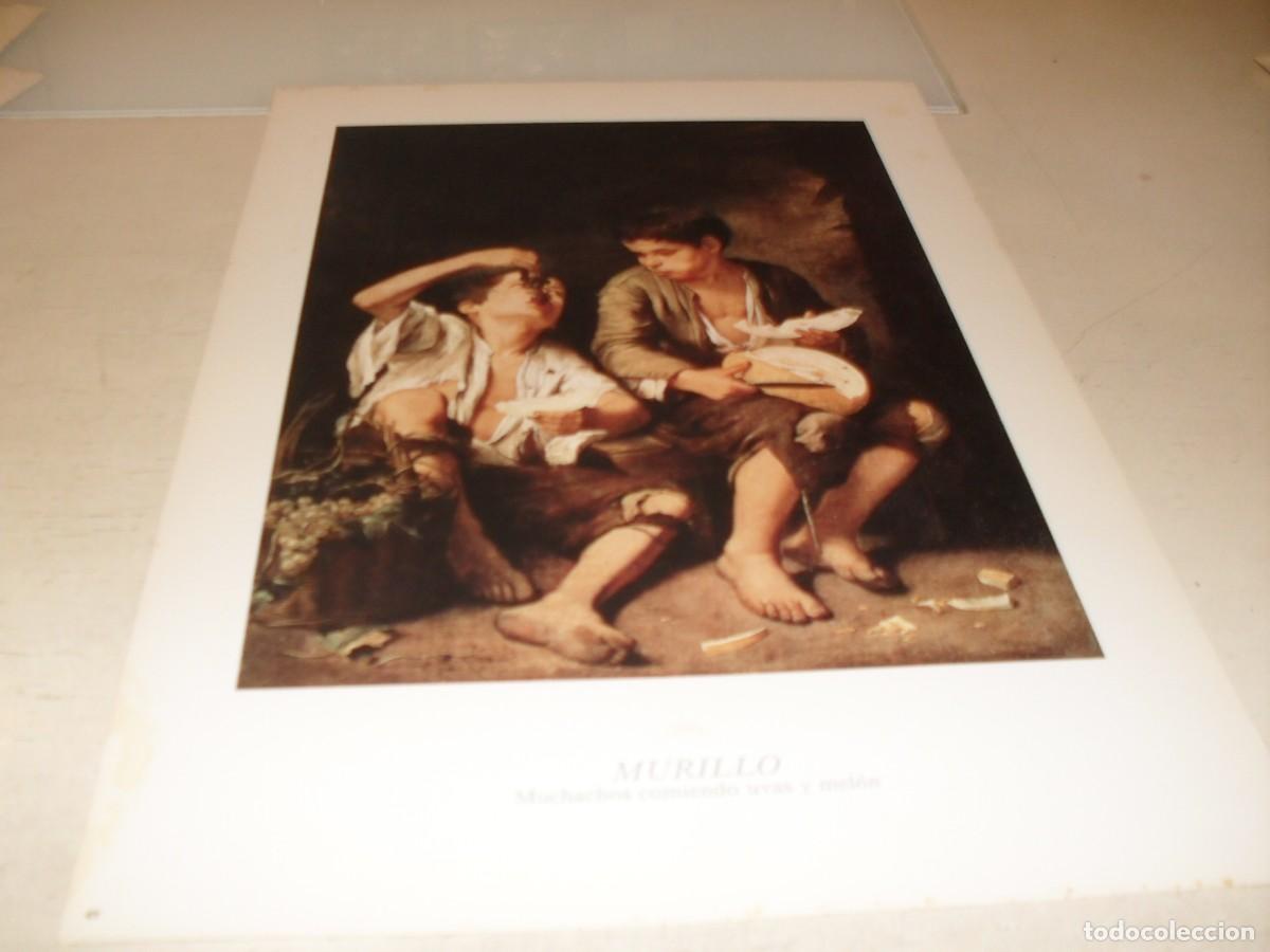 Arte: BELLISIMA REPRODUCCION,LAMINA N&ordm; 41,MUCHACHOS COMIENDO UVAS Y MELON,DE MURILLO