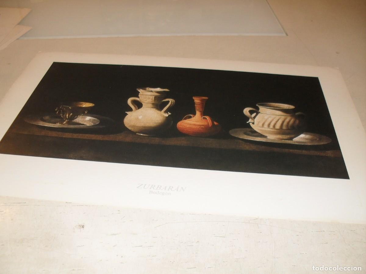 Arte: BELLISIMA REPRODUCCION,LAMINA N&ordm; 40,BODEGON,DE ZURBARAN