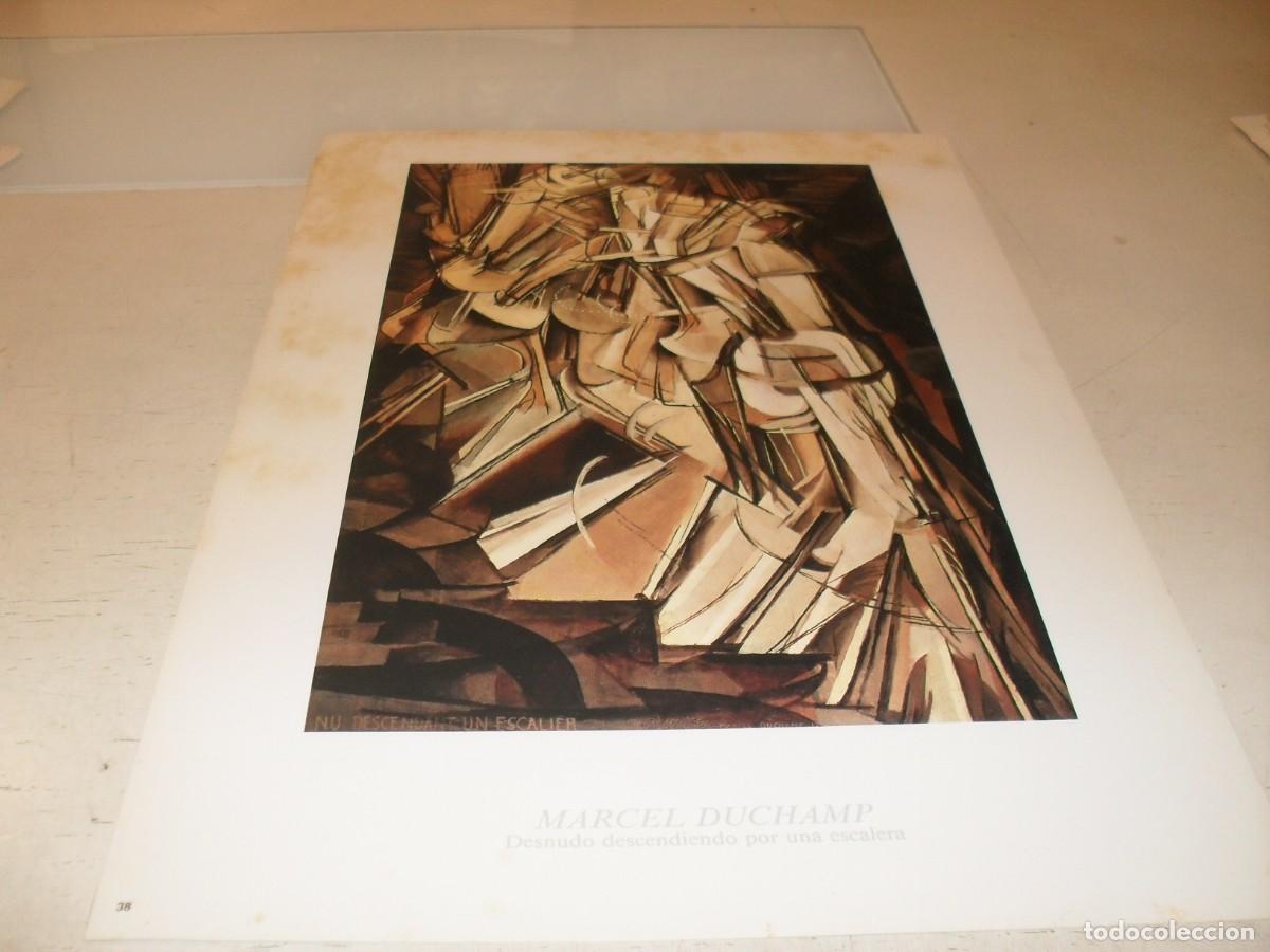 Arte: BELLISIMA REPRODUCCION,LAMINA N&ordm; 38,DESNUDO DESCENDIENDO POR UNA ESCALERA,DE MARCEL DUCHAMP