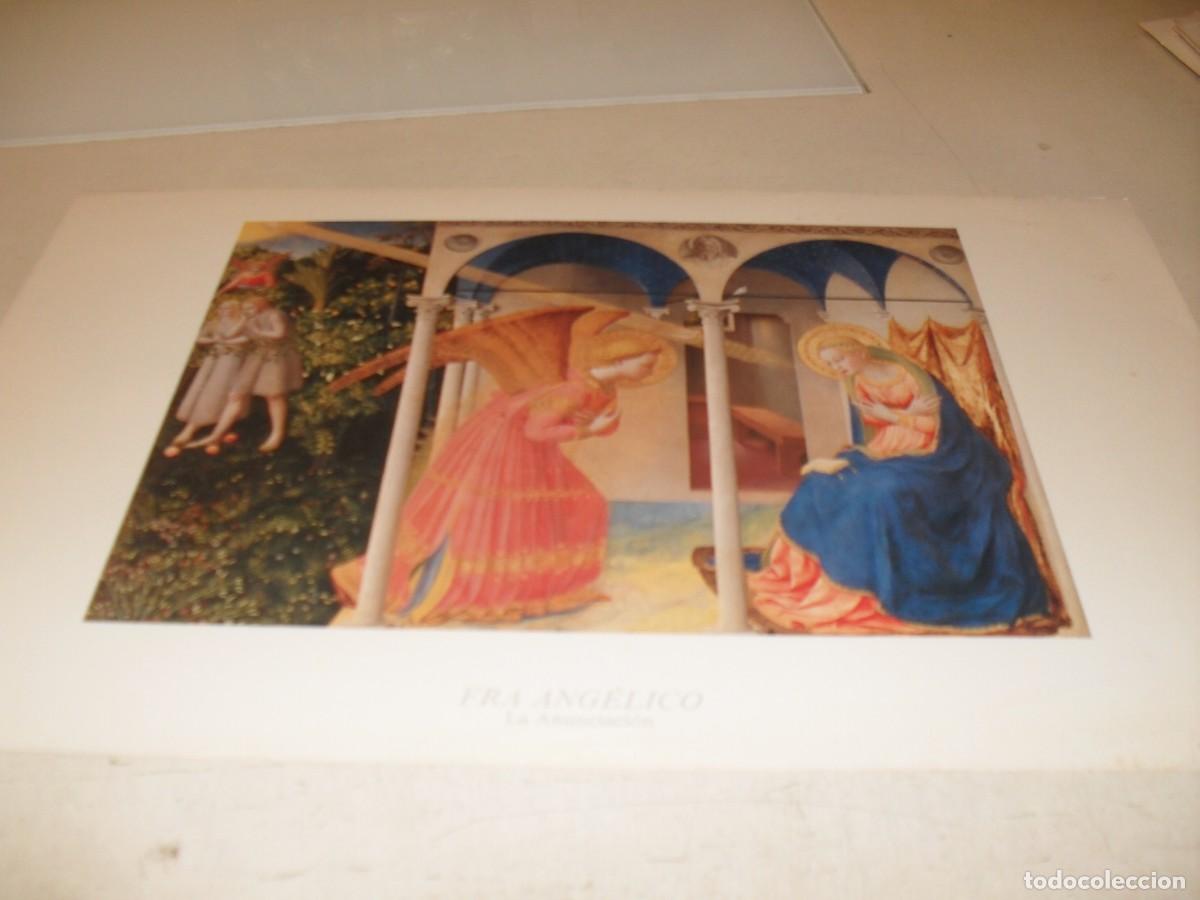 Arte: BELLISIMA REPRODUCCION,LAMINA N&ordm; 34,LA ANUNCIACION,DE FRA ANGELICO