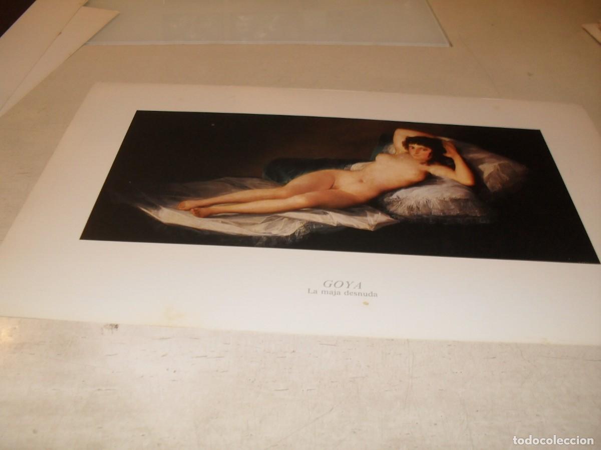 Arte: BELLISIMA REPRODUCCION,LAMINA N&ordm; 27,LA MAJA DESNUDA,DE GOYA