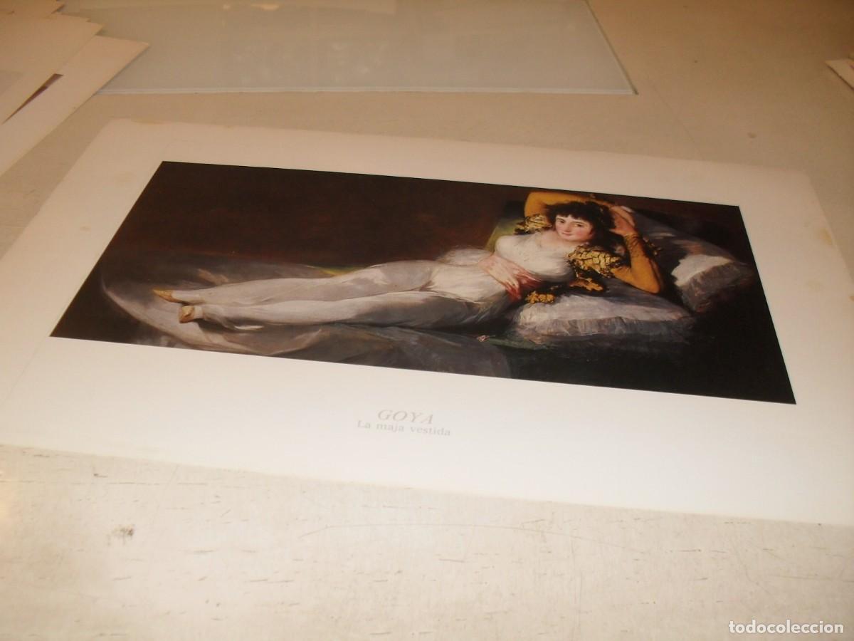 Arte: BELLISIMA REPRODUCCION,LAMINA N&ordm; 26,LA MAJA VESTIDA,DE GOYA