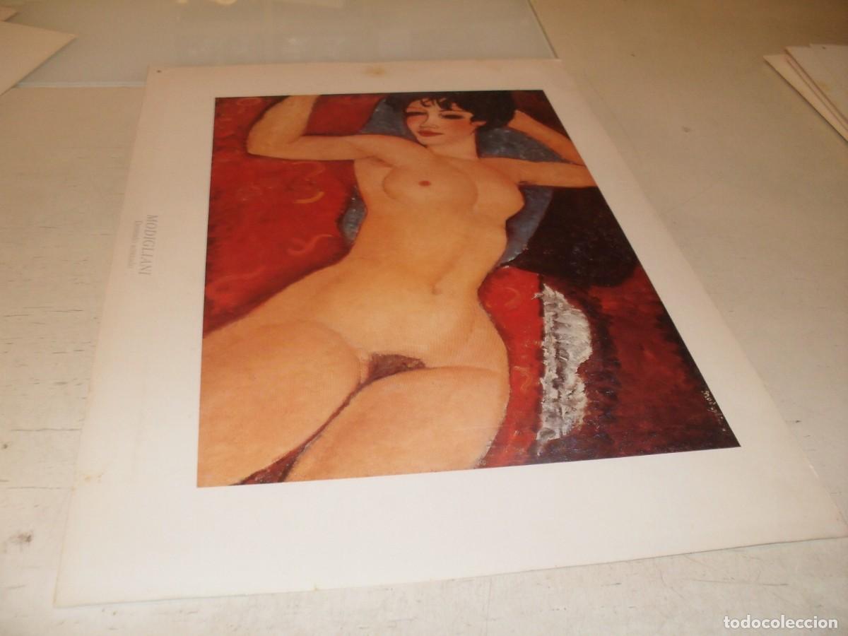 Arte: BELLISIMA REPRODUCCION,LAMINA N&ordm; 23,DESNUDO ACOSTADO,DE MODIGLIANI