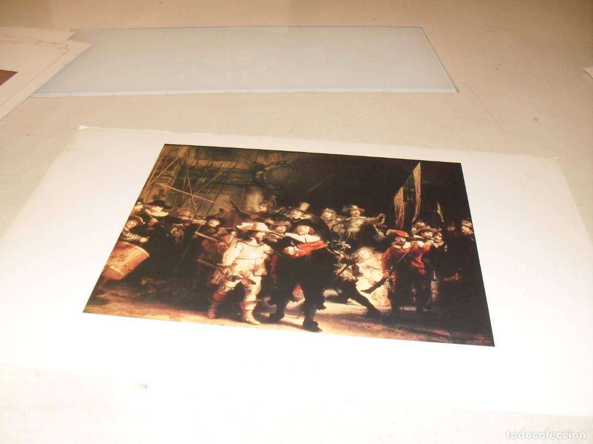 Arte: BELLISIMA REPRODUCCION,LAMINA N&ordm; 20,RONDA DE NOCHE,DE REMBRANDT