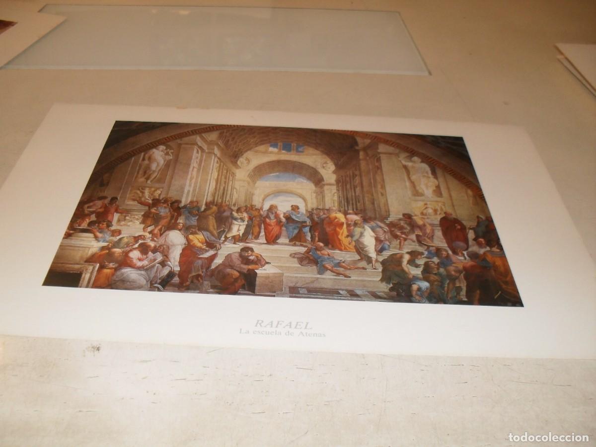 Arte: BELLISIMA REPRODUCCION,LAMINA N&ordm; 11,LA ESCUELA DE ATENAS,DE RAFAEL