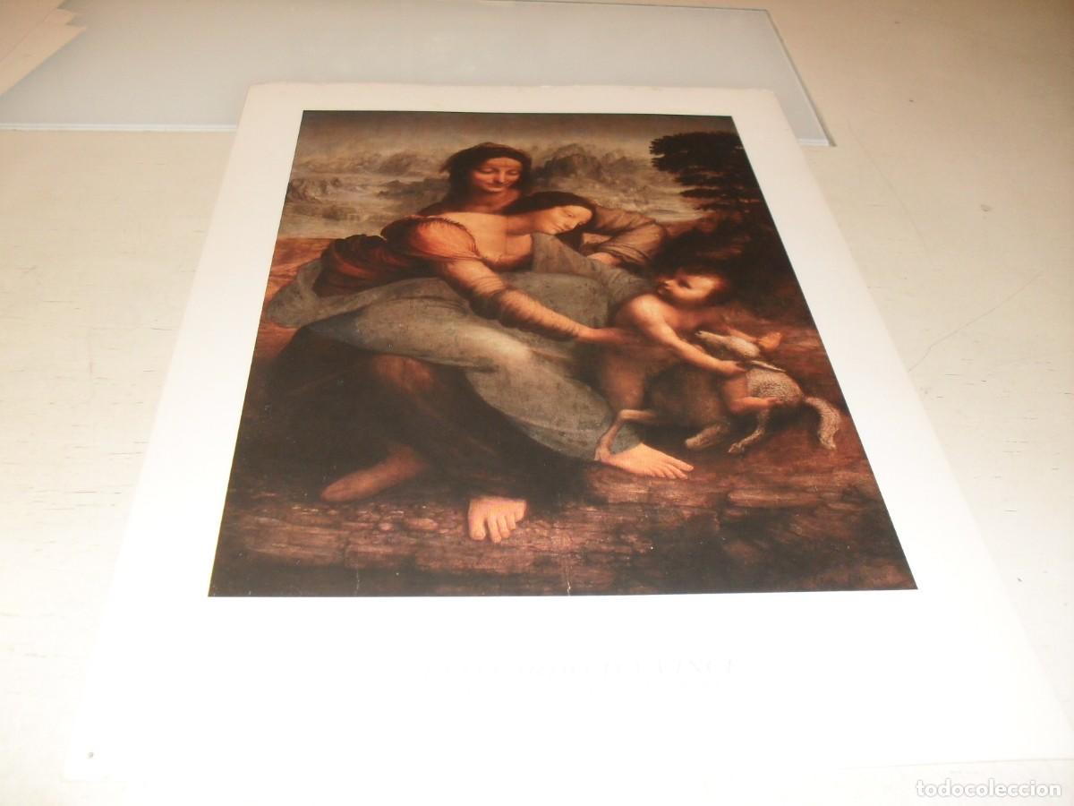 Arte: BELLISIMA REPRODUCCION,LAMINA N&ordm; 9,SANTA ANA CON LA VIRGEN Y EL NI&Ntilde;O,DE DA VINCI