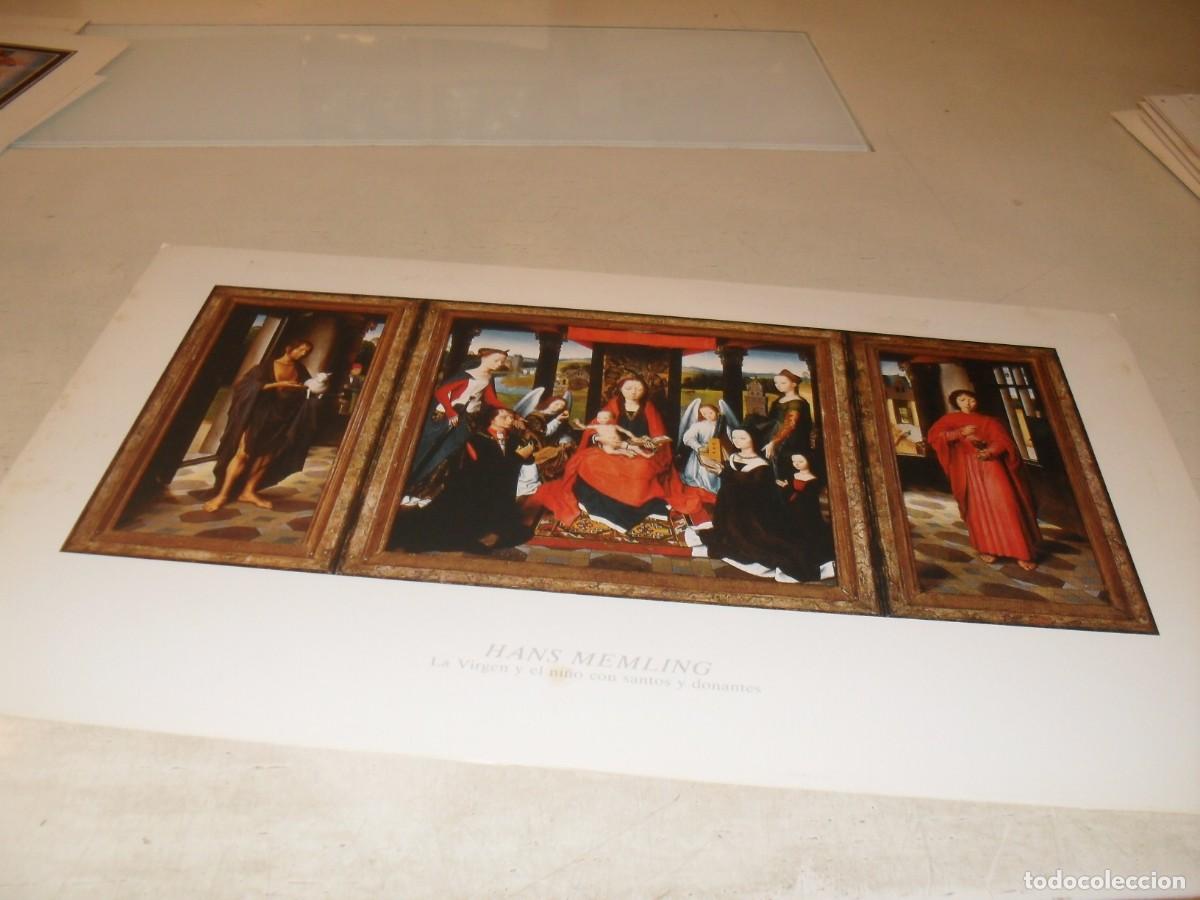 Arte: BELLISIMA REPRODUCCION,LAMINA N&ordm; 7,LA VIERGEN Y EL NI&Ntilde;O,DE HANS MEMLING