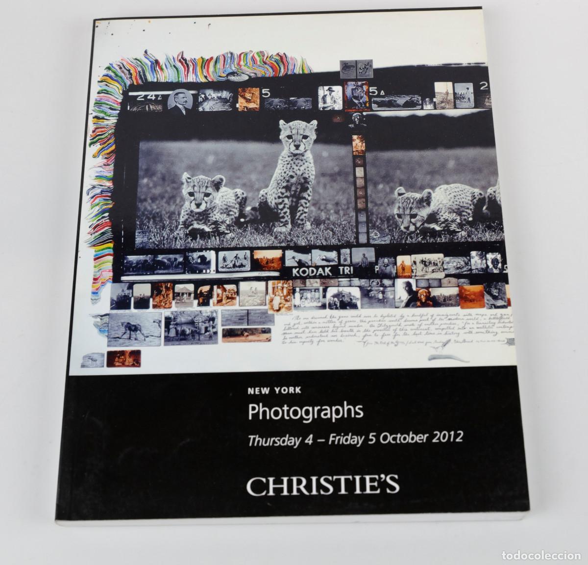 Arte: Christie's Photographs, New York. October 2012. Cat&aacute;logo subasta fotograf&iacute;a. 21x27cm.