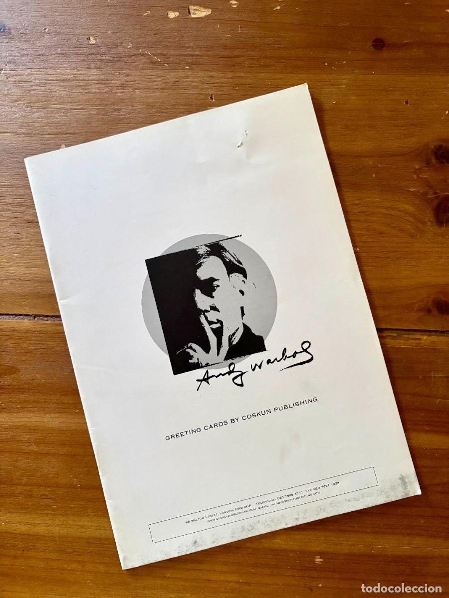 Arte: DESCATALOGADO, GREETING CARDS BY COSKUN PUBLISHING, ANDY WARHOL, CATALOGO , 2002 12 Paginas cartulin