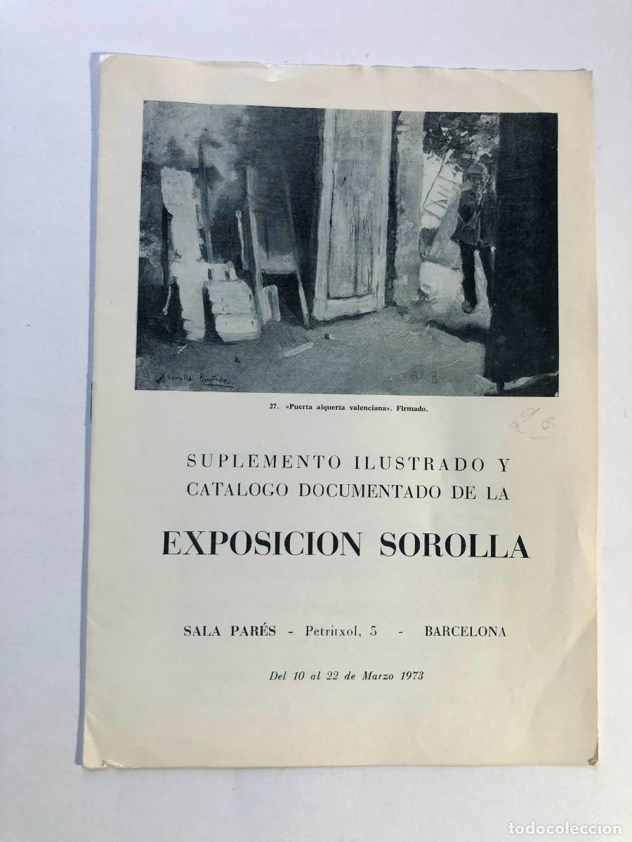 Arte: EXPOSICI&Oacute;N SOROLLA / SALA PAR&Eacute;S - BARCELONA 1973 / 8 P&Aacute;GINAS