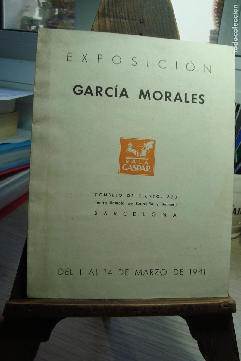 Arte: DIPTICO EXPOSICION GARCIA MONTES. SALA GASPAR BARCELONA 1941