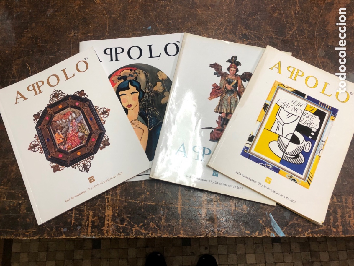 Arte: 4 cat&aacute;logos de subasta arte de Apolo