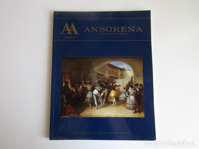 Arte: CATALOGO SUBASTAS ARTE ANSORENA MADRID - N&ordm; CLXI - JULIO 1992