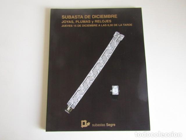 Arte: CATALOGO DE SUBASTAS SEGRE N&ordm; 34 - DICIEMBRE 2005 - JOYAS, PLUMAS Y RELOJES