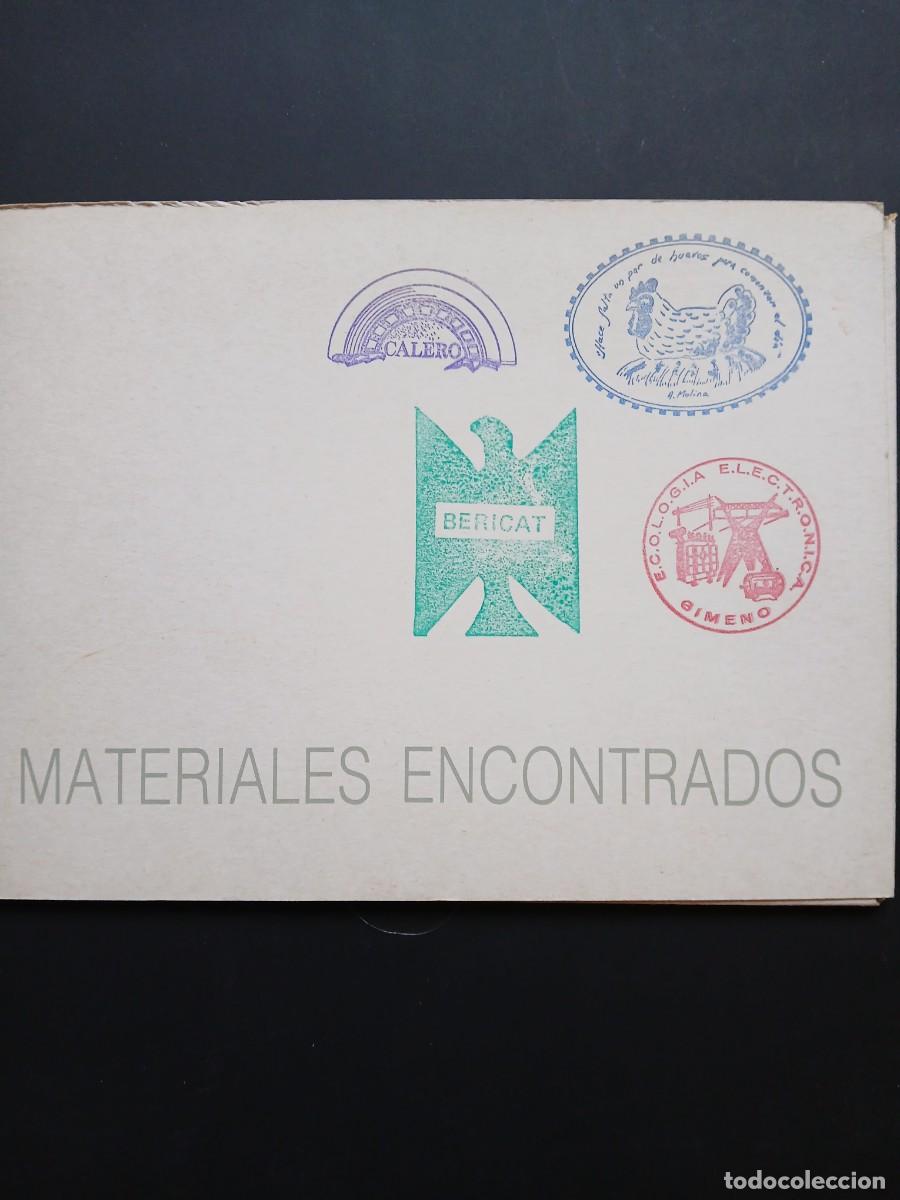 Arte: Cat&aacute;logo. MATERIALES ENCONTRADOS. Colegio de Arquitectos 1987
