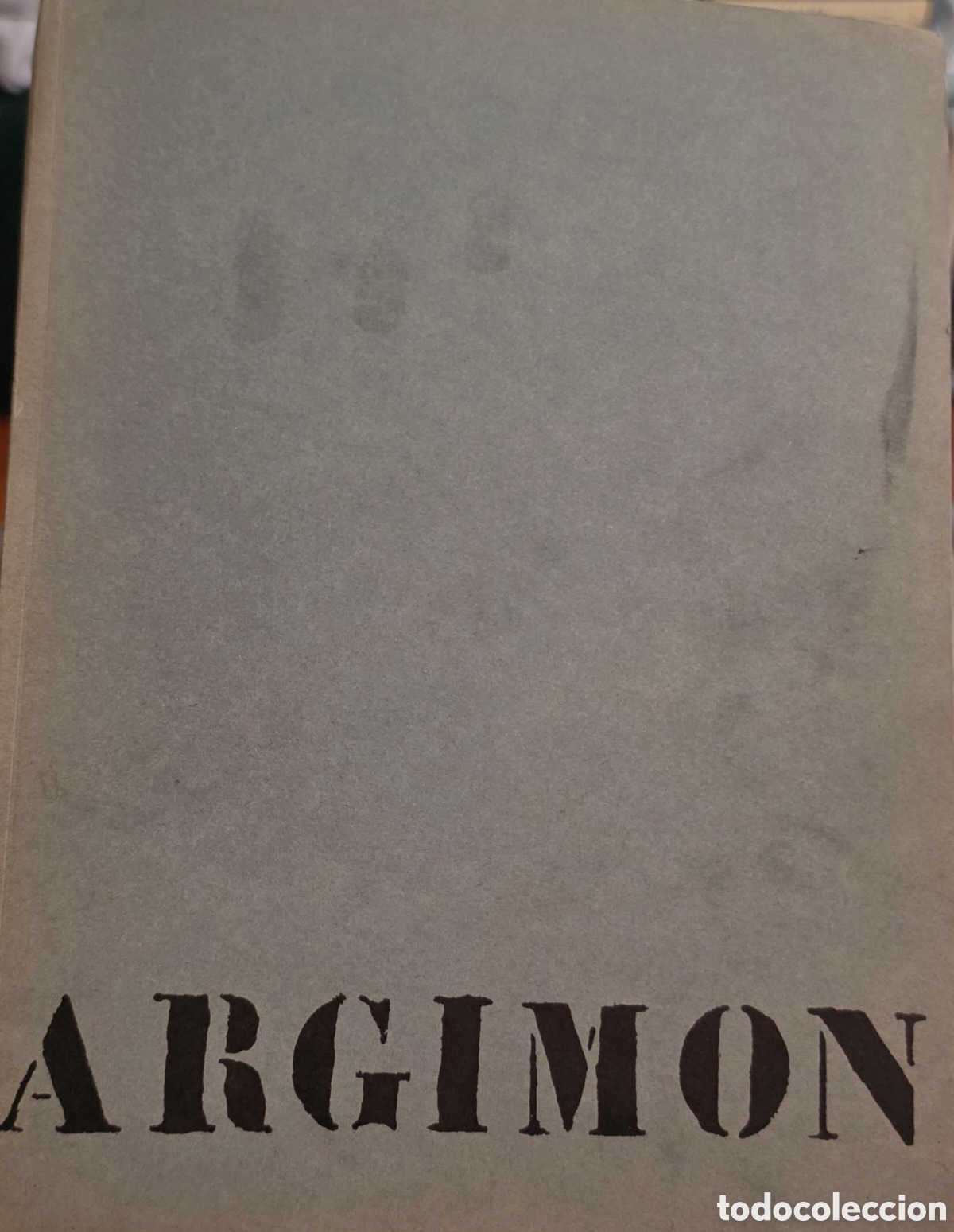 Arte: Daniel Argimon, firmado y dedicado,cat&aacute;logo de 1965
