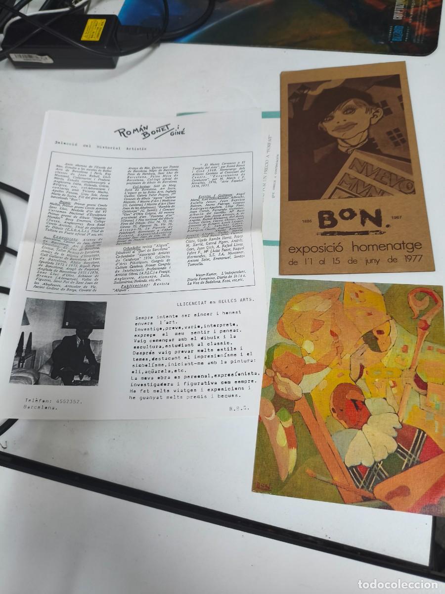 Arte: BON 1886 1967 EXPOSICI&Oacute; HOMENATGE DE L'1 AL 15 DE JUNY DE 1977