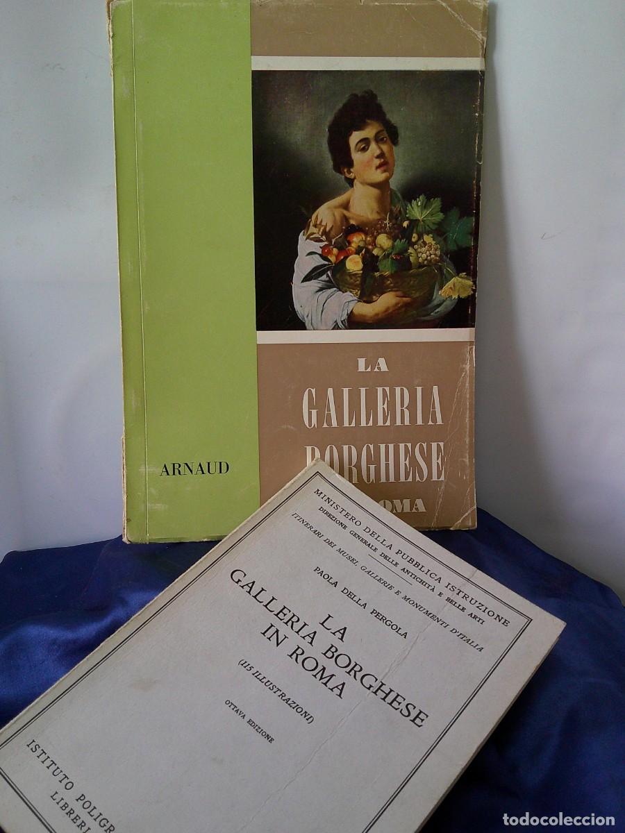Arte: &iexcl;LA GALLERIA BORGHESE IN ROMA. ( 2 Libros.).- A&ntilde;os.- 1963 y 1972. Pintura, Escultura, Frisos. !C-32