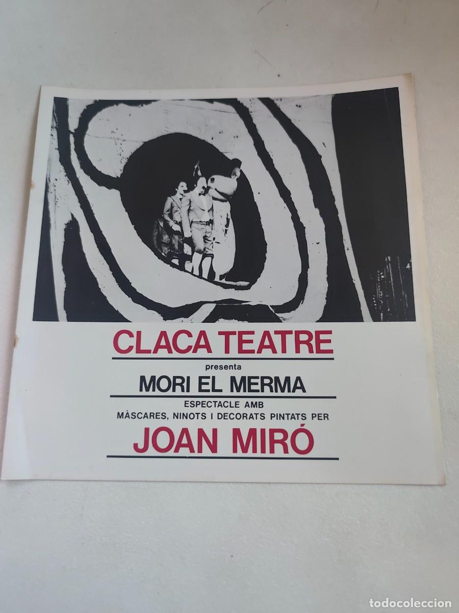 Arte: Cat&aacute;logo teatre Claca Joan Mir&oacute;