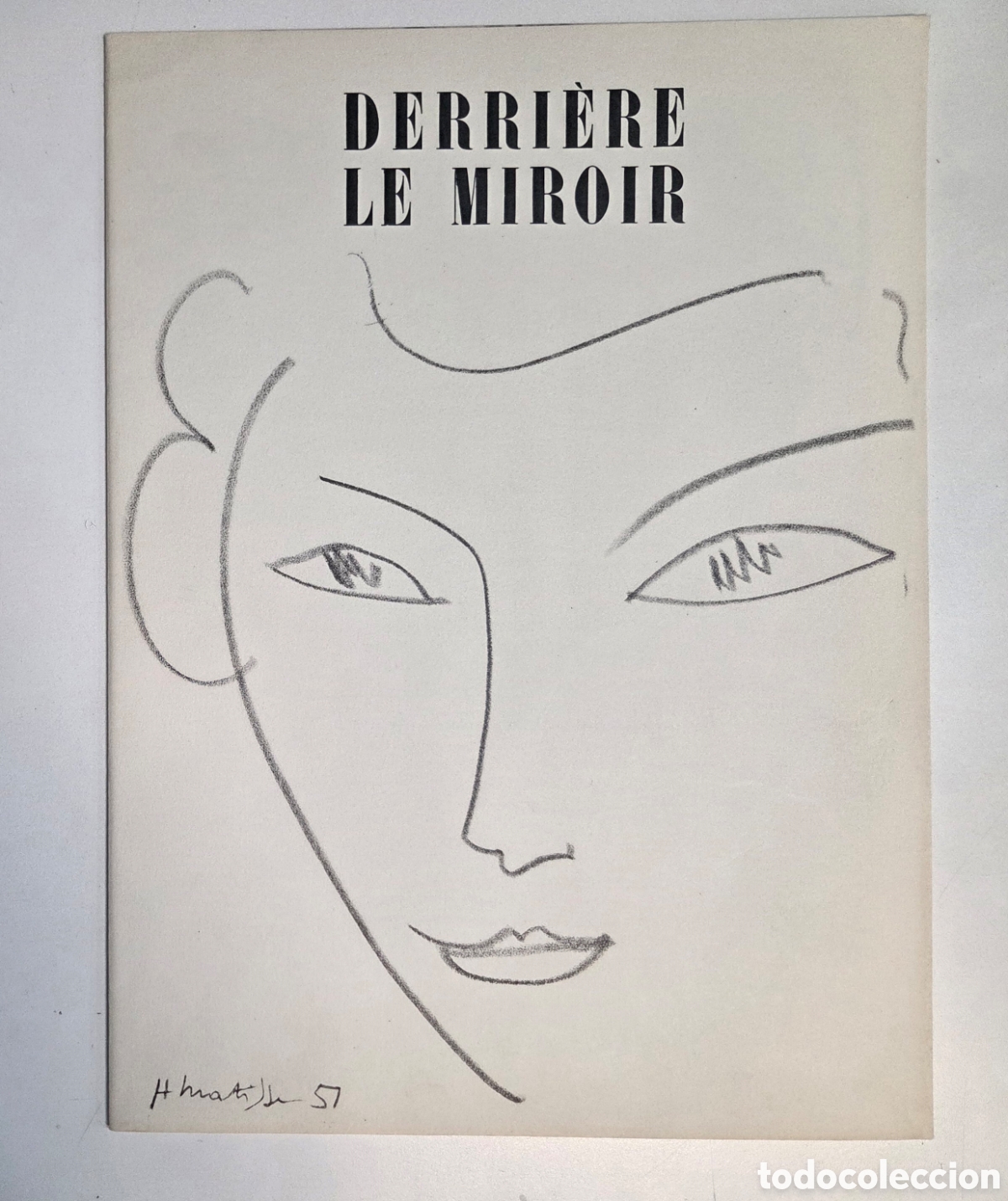 Arte: Henri Matisse. Derriere le Miroir 46. (Primera edici&oacute;n. 1952)
