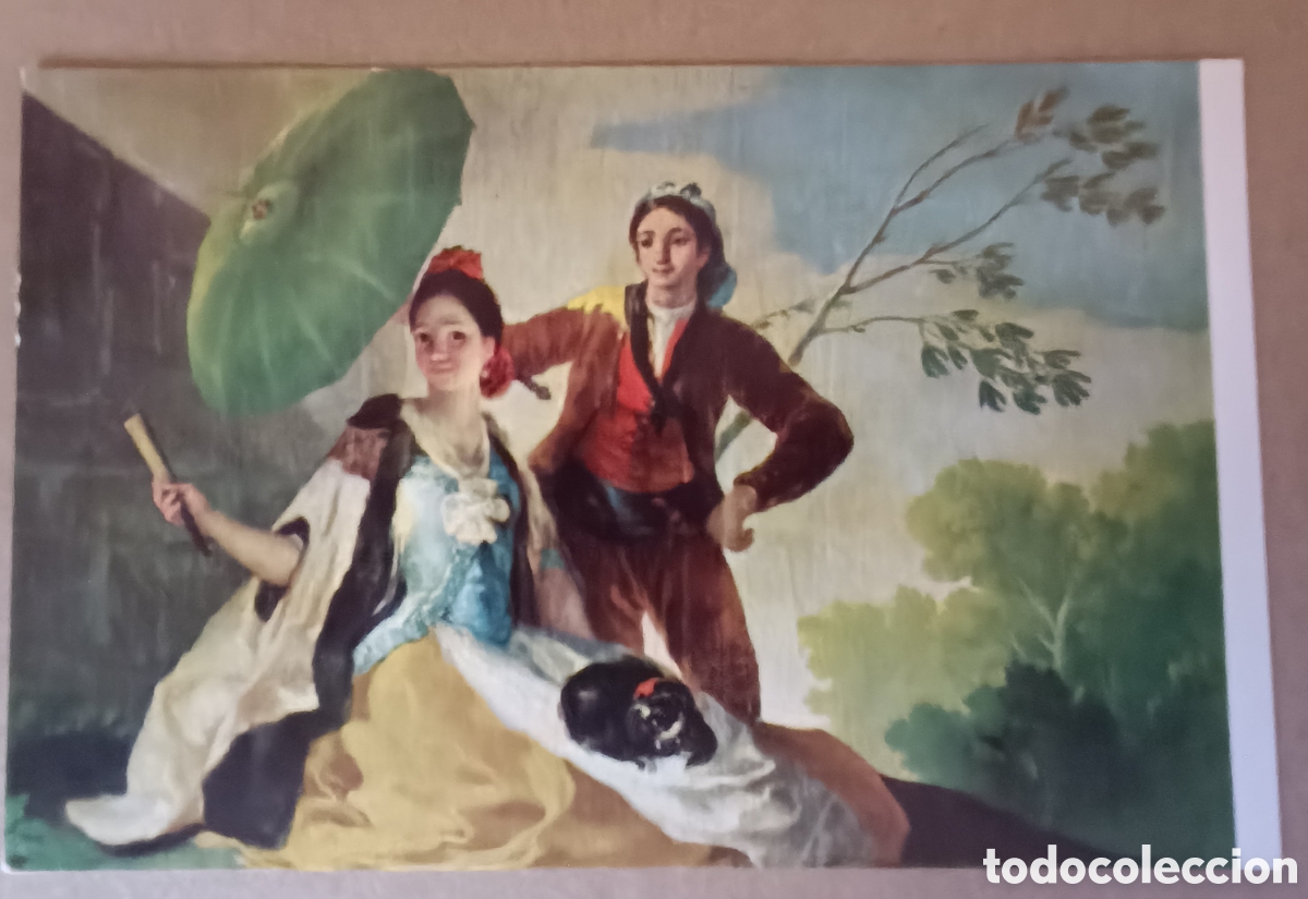 Arte: 2 postales Goya,y Vel&aacute;zquez. Vintage