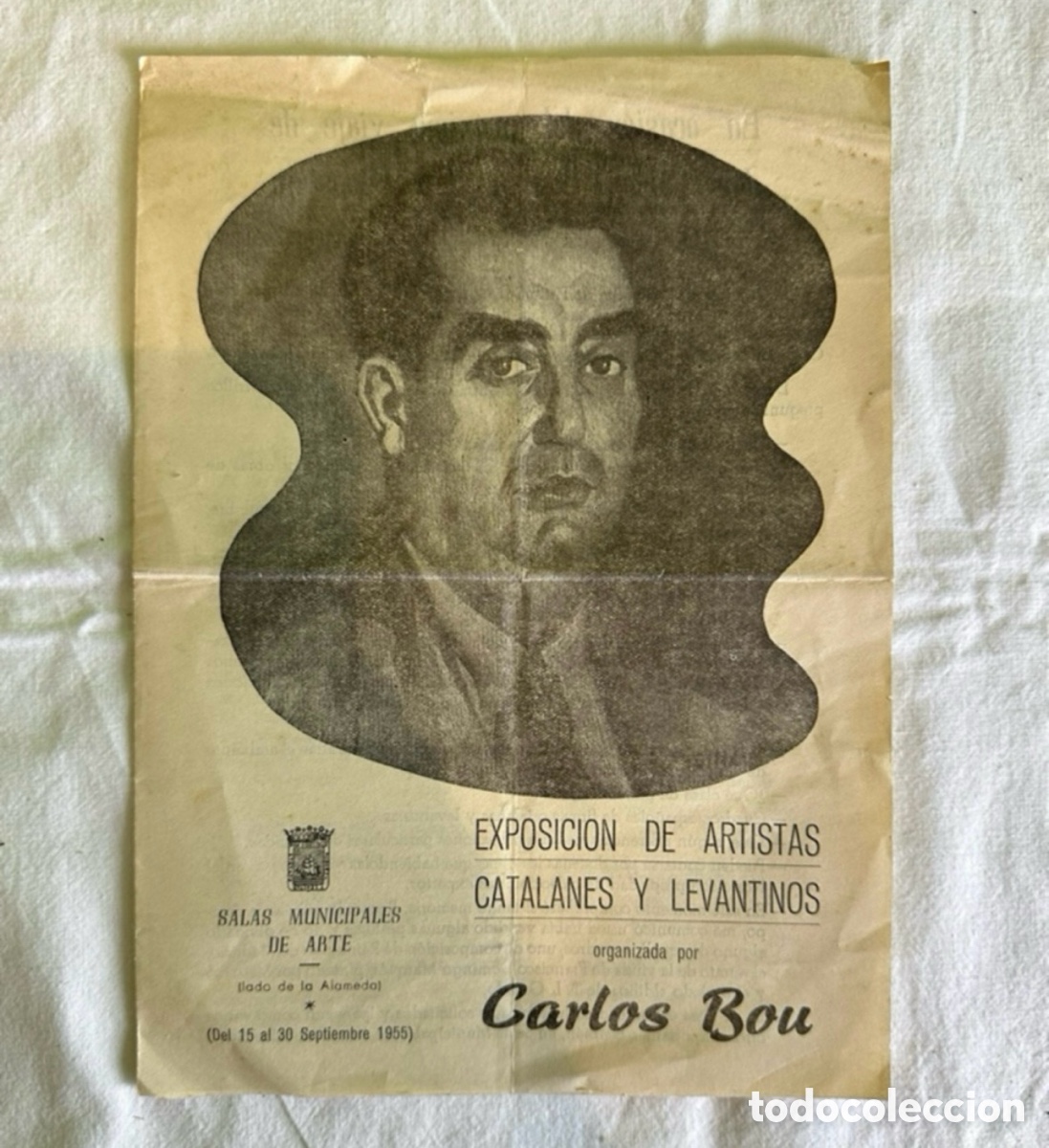 Arte: EXPOSICION DE ARTISTAS CATALANES Y LEVANTINOS 1955.