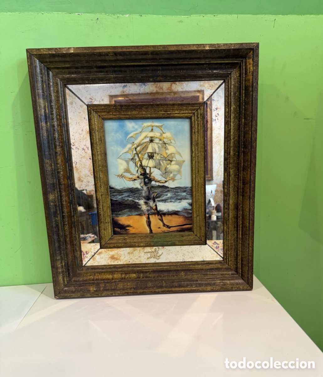 Arte: Salvador Dal&iacute; El Navegante 290/1000 Certificado Original Autenticidad Enmarcado