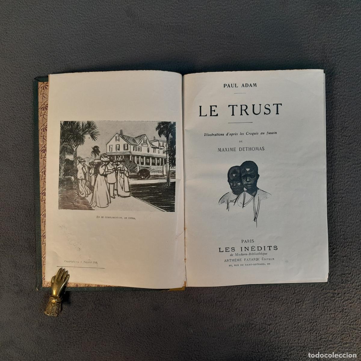 Kunst: L-1793.LE TRUST DE PAUL ADAM.1910