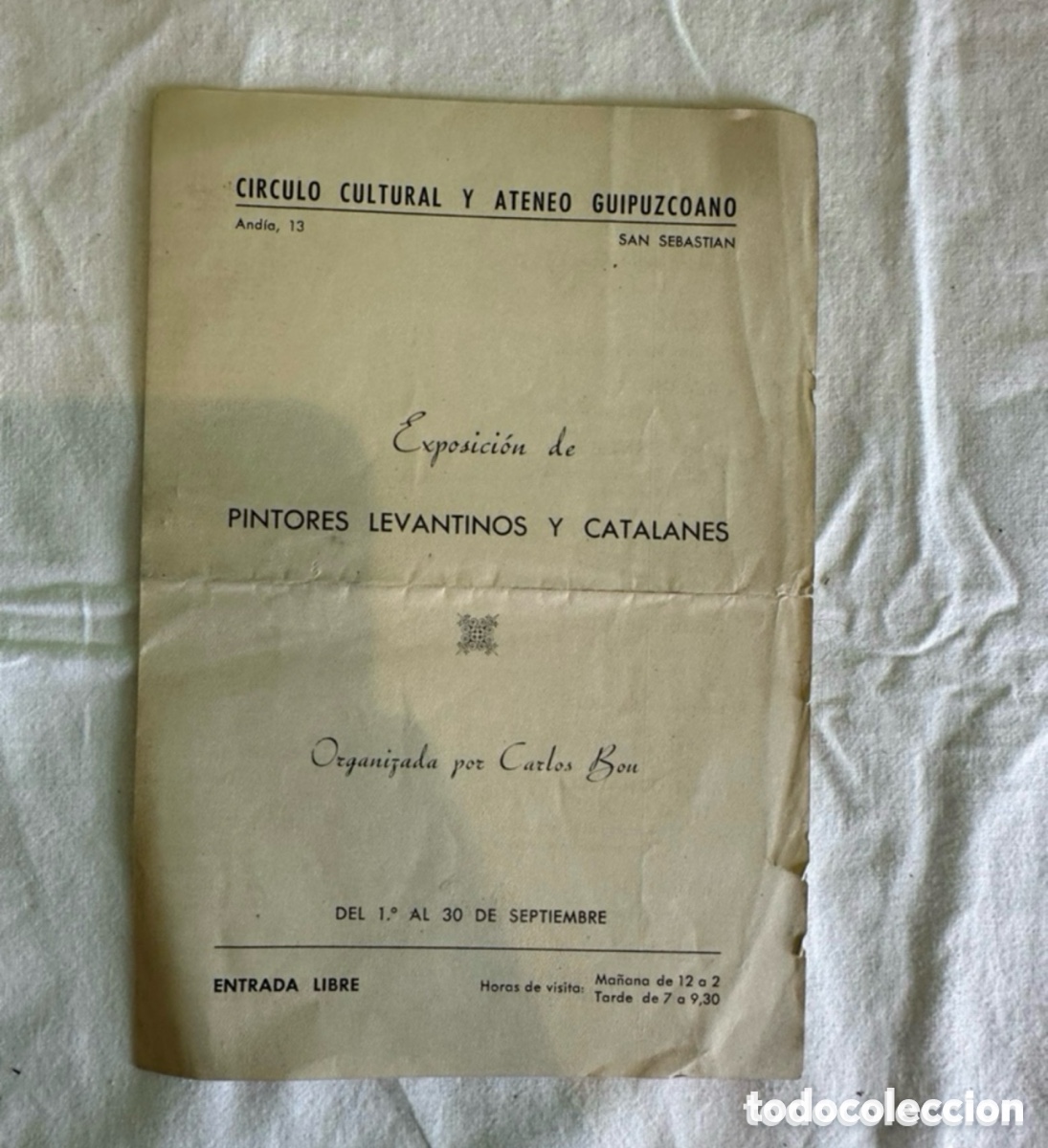 Arte: Exposici&oacute;n de PINTORES LEVANTINOS Y CATALANES.
