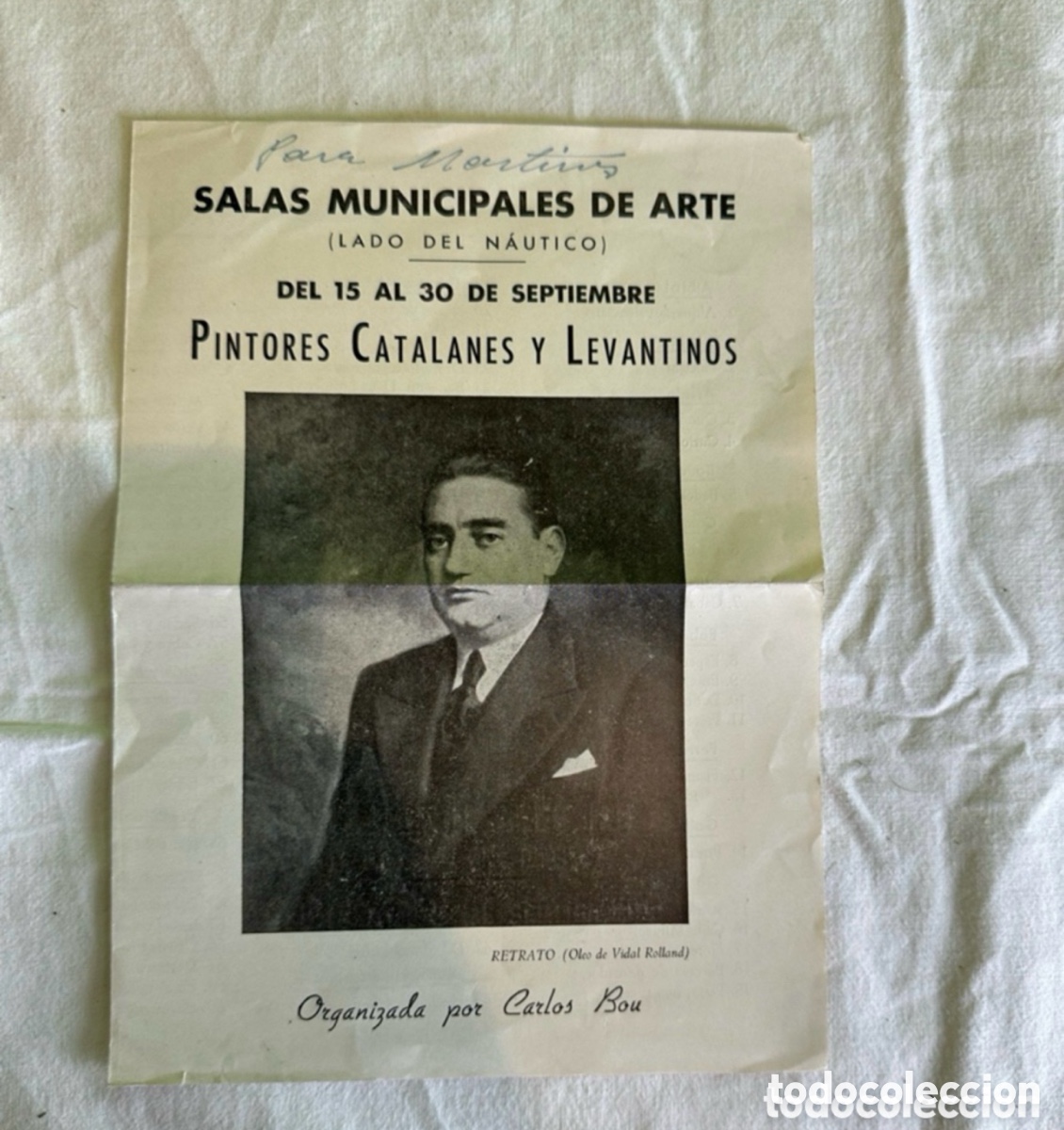 Arte: SALAS MUNICIPALES De CARLOS BOU ARTE PINTORES CATALANES Y LEVANTINOS.