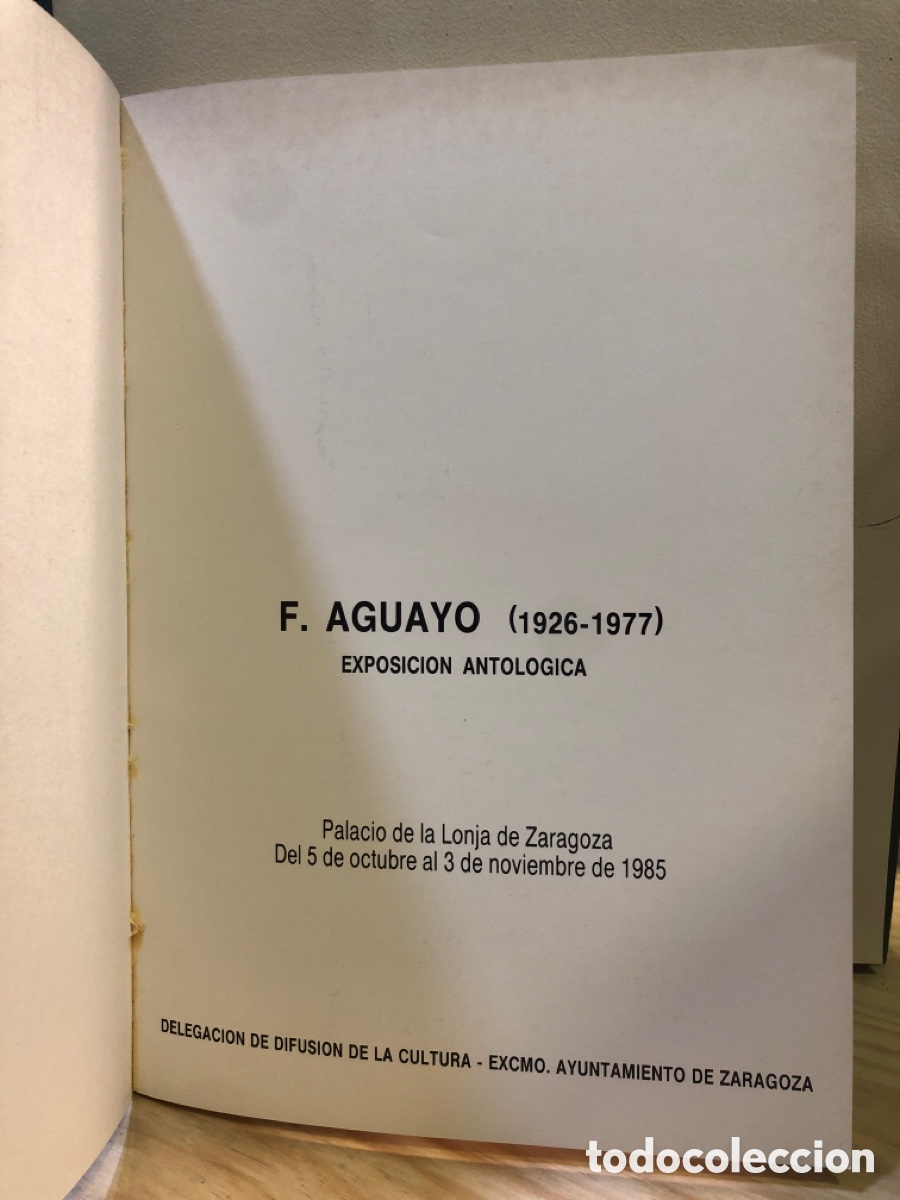Arte: F. Aguayo (1926-1977) Exposici&oacute;n Antol&oacute;gica