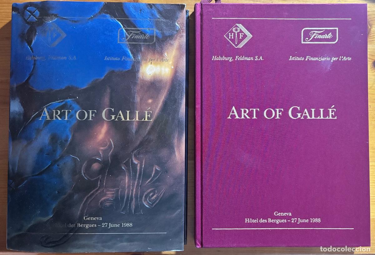 Arte: L' ART DE GALLE- VIDRIO-SUBASTA FINARTE- GENEVE- SUIZA- 1988