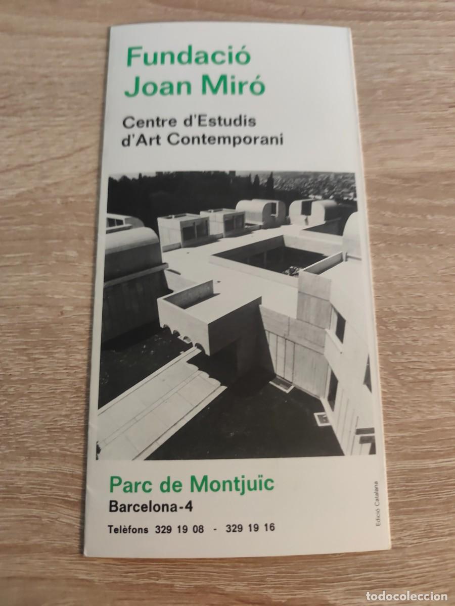 Arte: Cat&aacute;logo Fundaci&oacute; Joan Mir&oacute;
