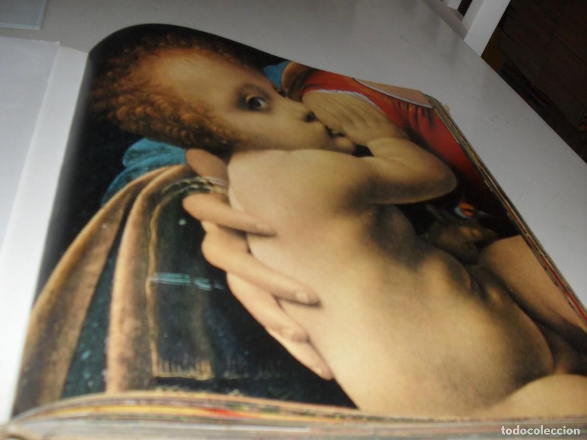 Arte: BELLA LAMINA,REPRODUCCION,MADONNA AND THE CHILD,DE LEONARDO DA VINCI.1971