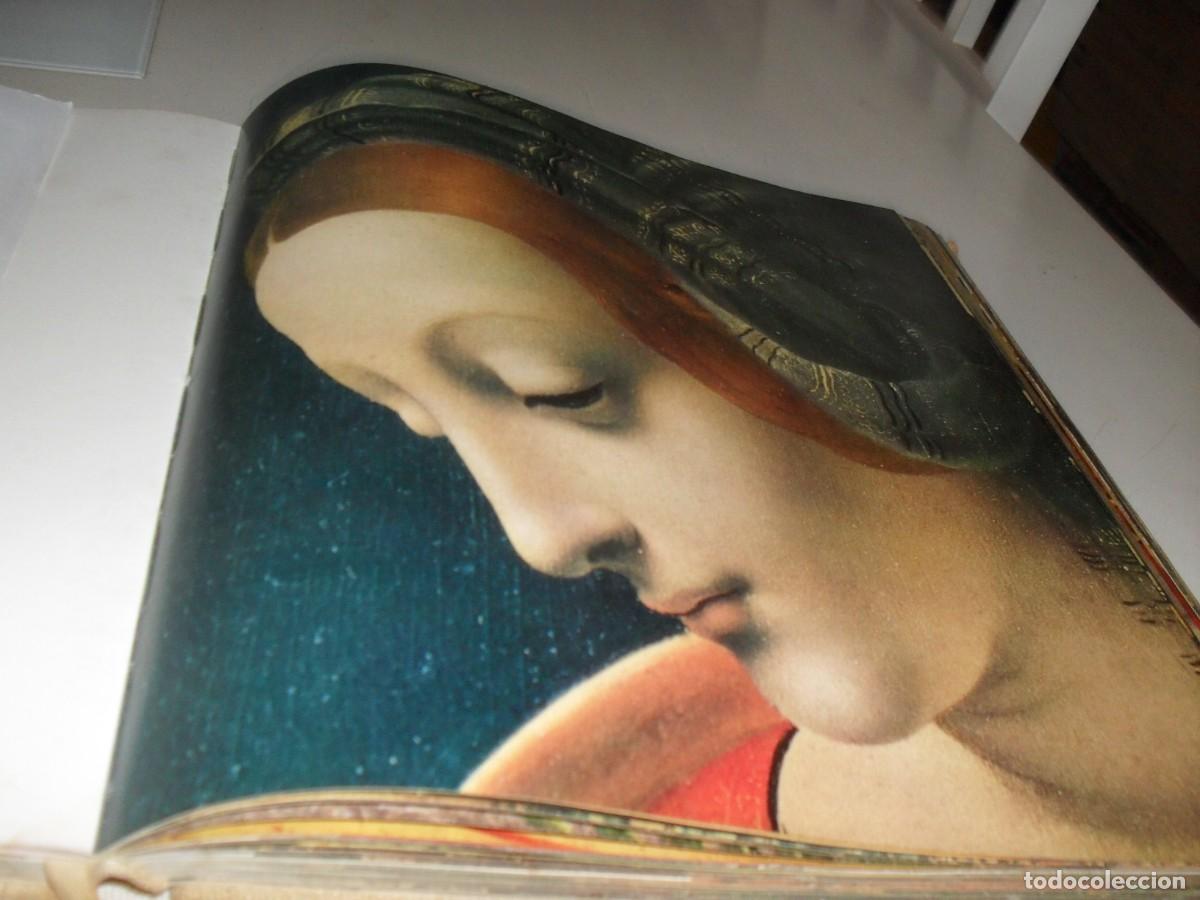 Arte: BELLA LAMINA,REPRODUCCION,MADONNA AND THE CHILD,DE LEONARDO DA VINCI.1971