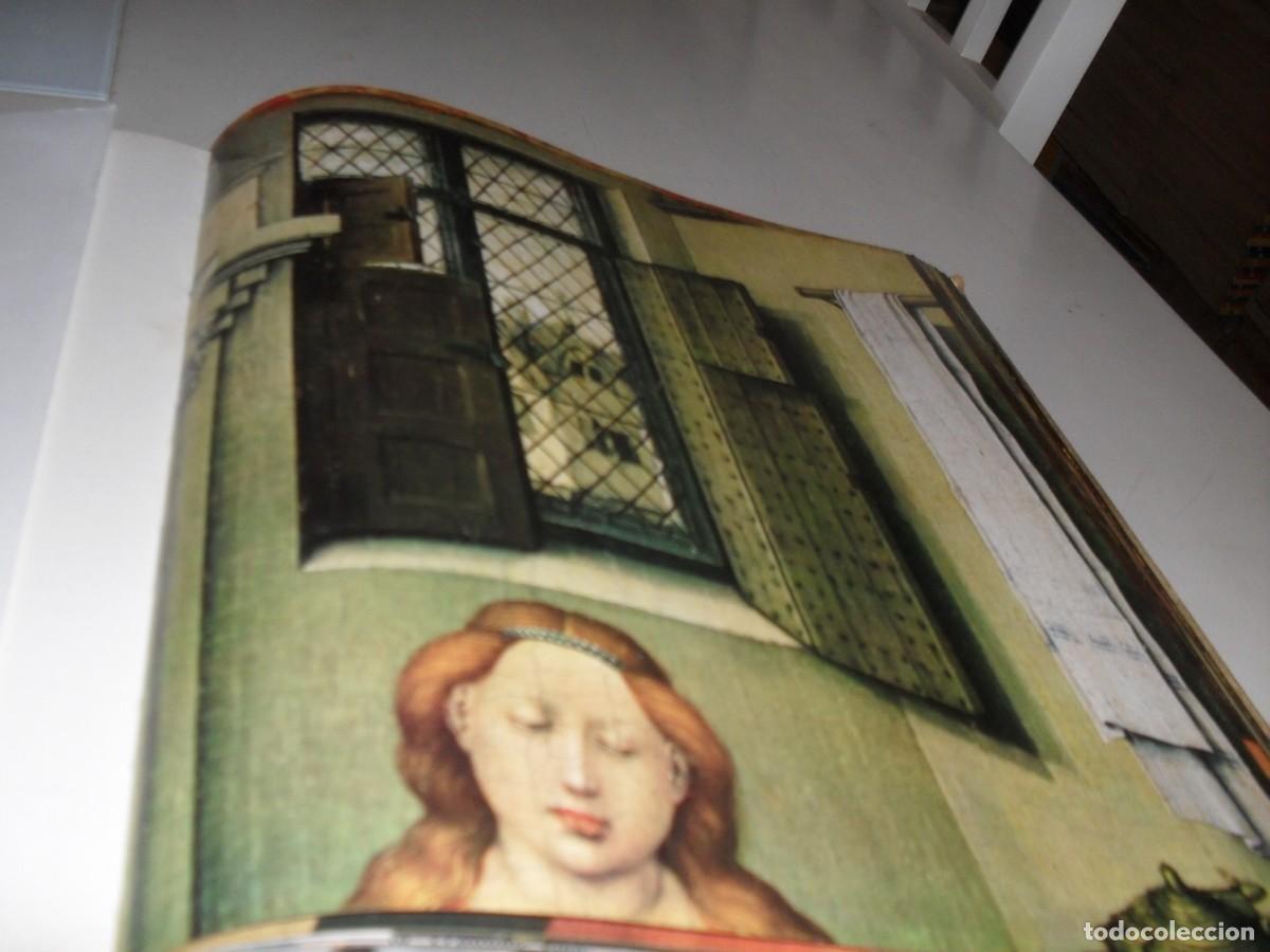 Arte: BELLA LAMINA,REPRODUCCION,THE HOLLY TRINITY-THE VIRGIN,DE ROBERT CAMPIN,1971