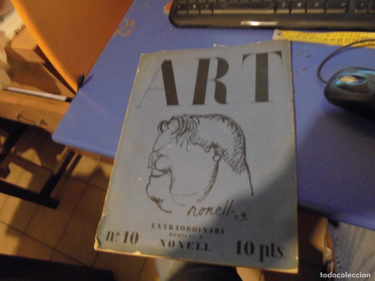 Arte: dedicat a Nonell numero 10 art juliol 1934 extraordinari