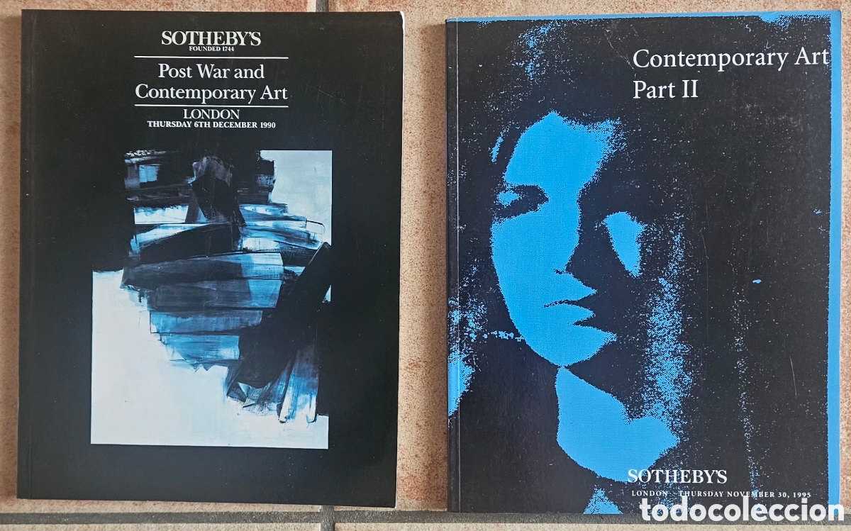 Arte: 2 catalogos subasta SOTHEBY'S , Arte Contempor&aacute;neo.
