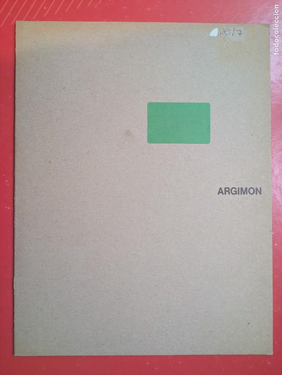 Arte: Daniel Argimon - Galer&iacute;a Juan Mas - Carpeta cart&oacute;n desplegable 1976